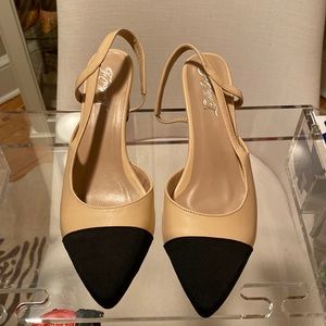 Two-tone heel